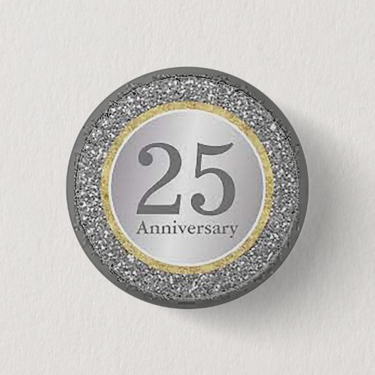 「25 Years Together」ボタン 缶バッジ (正面)