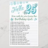 25thあなたは誕生日の女の子をどれだけ知っているか (正面)