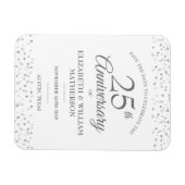 25thアニバーサリーザデイトシルバーハート マグネット (横)