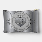 25thシルバーアニバーサリープリントカットソーバッグ アクセサリーポーチ (裏面)