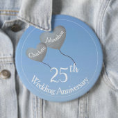 25thシルバー記念ハートバルーンin sky 缶バッジ (インサイチュ)