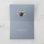 25th結婚 silver anniversary now and then photo カード (内部)