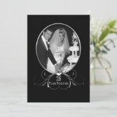 25th結婚's Anniversary招待状 – 写真の挿入 招待状 (スタンド正面)