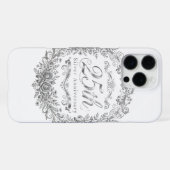 25th シルバー iPhone 16 Pro Max カー iPhoneケース (裏面横)