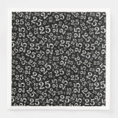 25th Age Random Number Pattern Black/White (正面)