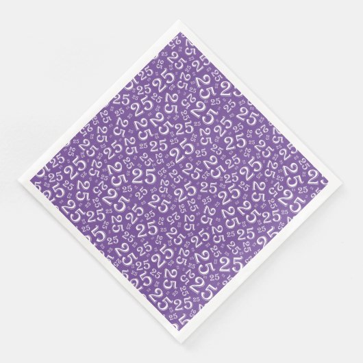 25th Age Random Number Pattern Purple/White (コーナー)