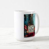 25th Amendment Christmas Mug with Festive Tree コーヒーマグカップ (正面右)