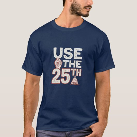 25th Amendment T-Shirt Constitutional Rights Tシャツ (正面)