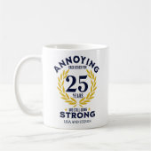 25th Anniversary Gift for couples コーヒーマグカップ (左)