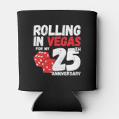 25th Anniversary Married 25 Years Las Vegas Trip 缶クーラー (裏面)