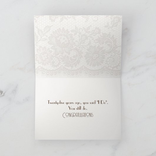 25th Anniversary Open Vintage Journal カード (内部)