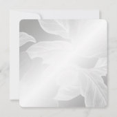 25th Anniversary Rose Garden Photo Invitation 招待状 (裏面)