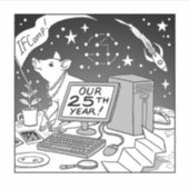 25th IFCompステッカー シール (正面)