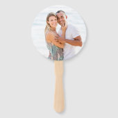 25th Silverの記念結婚フローラバラ写真 ハンドファン (裏面)