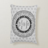 25th Silver Wedding Anniversary アクセントクッション (裏面(縦))