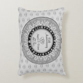 25th Silver Wedding Anniversary アクセントクッション (正面(垂直))