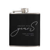 25th Silver Wedding Anniversary Gift フラスク (正面)