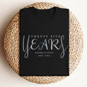 25th Silver Wedding Anniversary Gift Tシャツ