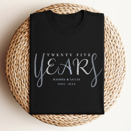 25th Silver Wedding Anniversary Gift Tシャツ