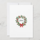 25th Silver Wedding Anniversary Winter セーブザデート (裏面)