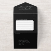 25th Silver's Anniversary 結婚 meal RSVPの写真 オールインワン招待状 (外側)