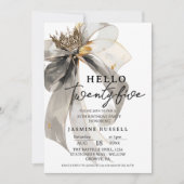 25th Twenty-five Birthday Party Women 招待状 (正面)