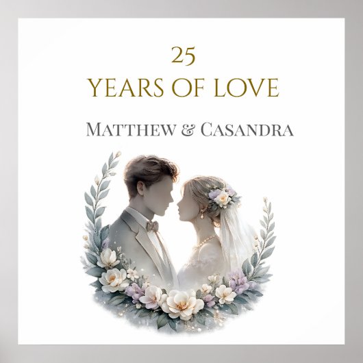 25th Wedding Anniversary Heirloom Celebration ポスター (正面)