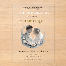 25th Wedding Anniversary Heirloom-Like Celebration