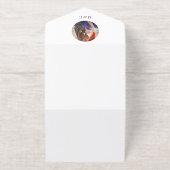 25th Wedding Anniversary Heirloom-Like Celebration オールインワン招待状 (外側)