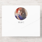 25th Wedding Anniversary Heirloom-Like Celebration オールインワン招待状 (背面)