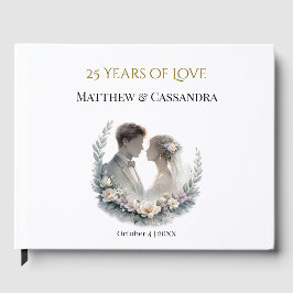 25th Wedding Anniversary Heirloom-Like Celebration ゲストブック