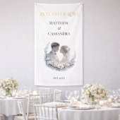 25th Wedding Anniversary Heirloom-Like Keepsake 横断幕