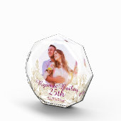 25th Wedding Anniversary Spring Flowers Design フォトブロック (右)