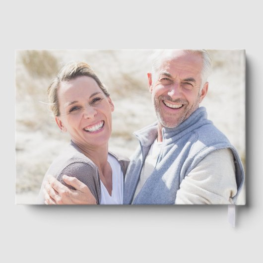 25th Wedding Silver Anniversary Greenery Photo ゲストブック (裏面)