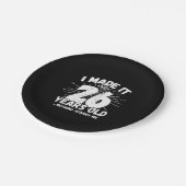 26おもしろい誕生日引用文皮肉26歳 ペーパープレート (アングル)