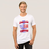 26のアメリカの精神：自由の250年 トライブレンドＴシャツ (正面全面)