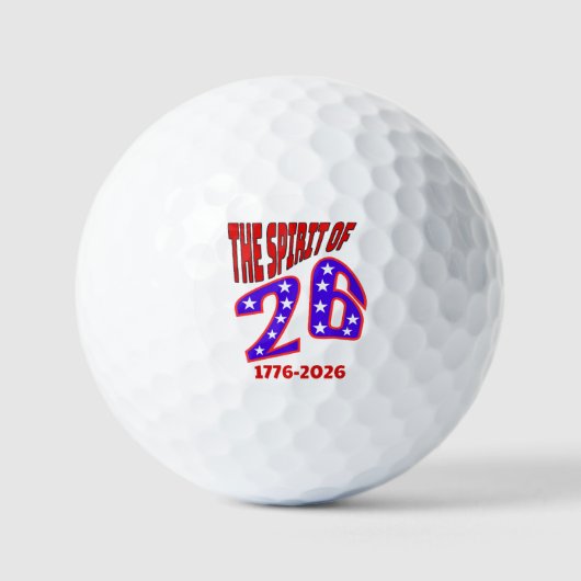 26の精神 ゴルフボール (正面)