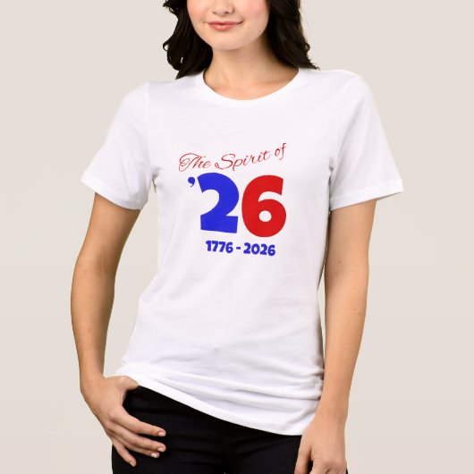 26の精神 トライブレンドTシャツ (正面)