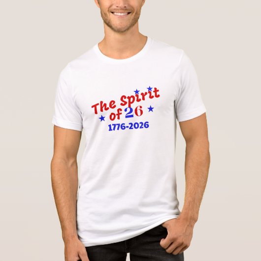 26の精神 トライブレンドTシャツ (正面)