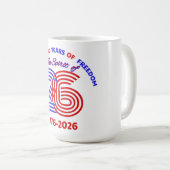 26の精神 – 応援250年 コーヒーマグカップ (正面右)