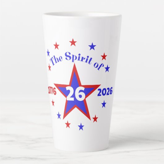 26の精神 – 1500年 カフェラテマグ (正面)