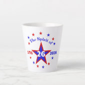 26の精神 – 1500年 カフェラテマグ (正面)