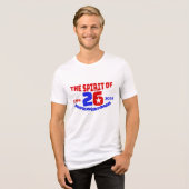 26の精神: 1500年 トライブレンドTシャツ (正面全面)