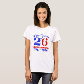 26の精神：250への旅 Tシャツ (正面フル)