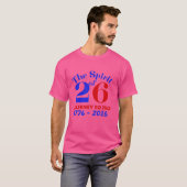 26の精神：250への旅 Tシャツ (正面フル)