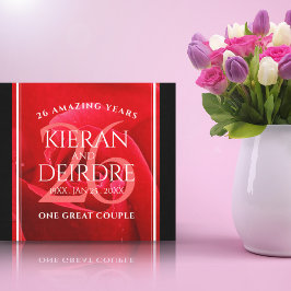 26エレガントバラ結婚記念日お祝い キャンバスプリント