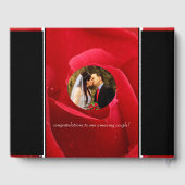 26エレガントバラ結婚記念日お祝い ゲストブック (裏面)