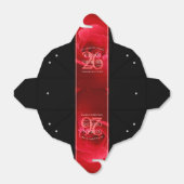 26エレガントバラ結婚記念日お祝い フェイバーボックス (折り畳みなし)