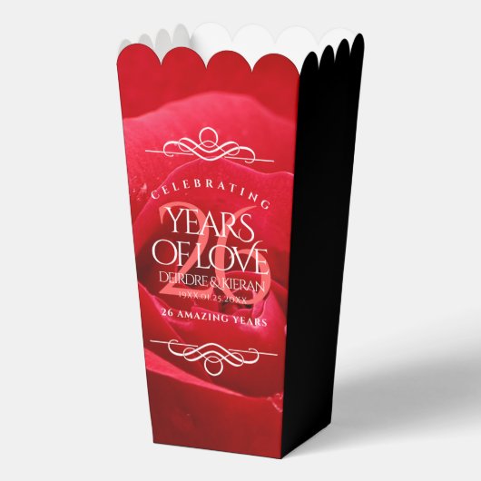 26エレガントバラ結婚記念日お祝い フェイバーボックス (裏面)
