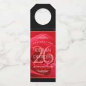 26エレガントバラ結婚記念日お祝い ボトルネックタグ (正面)